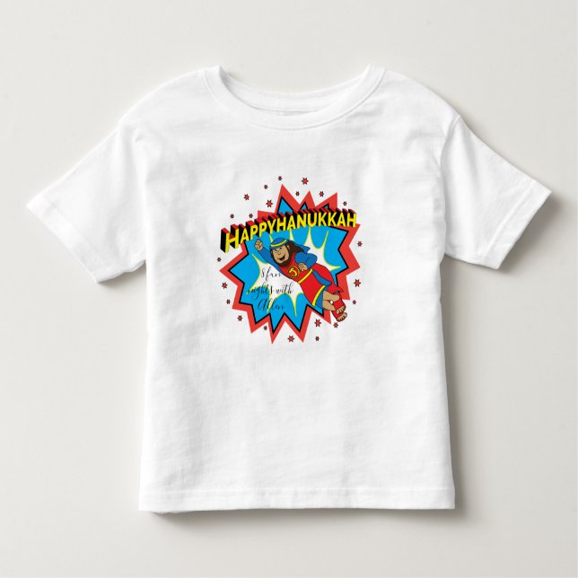 Camiseta Hanukkah Toddler Judah Maccabee (Frente)