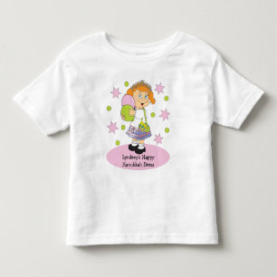 Camiseta Hanukkah Toddler's Ruffle personalize