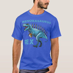 Camiseta Hanukkah TRe Menorasaurus Dinossaur Menorah Funny 