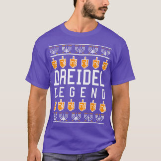 Camiseta Hanukkah Vintage Dreidel Champion Engraçado Hol Ju