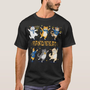Camiseta Hanukkat Meowzel Tov Hannukkah s Chanukah Gato