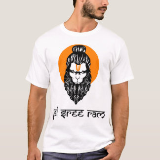 Camiseta Hanuman Jai Shree Ram