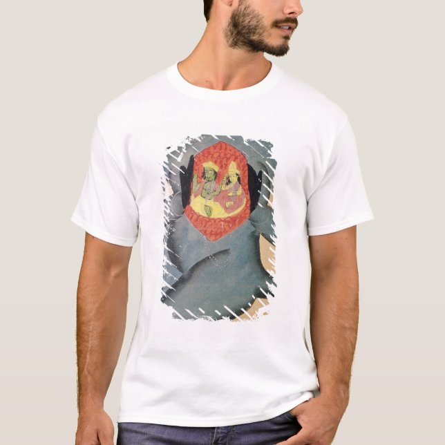 Camiseta Hanuman que revela Rama e Sita (Frente)