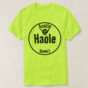 CAMISETA HAOLE AUNTIE SHAKA HAWAII