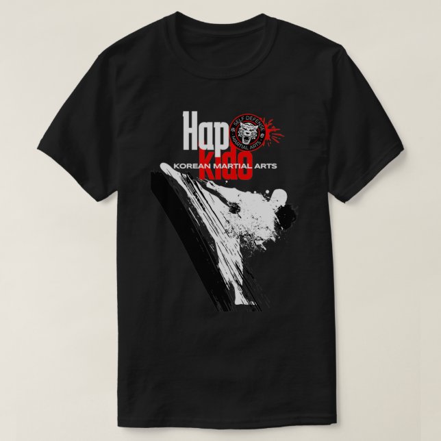 Camiseta Hap Ki Do Coreano Marcial Arts Hapkido (Frente do Design)