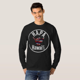 Camiseta HAPA HAWAII TRIBAL HI Flag SHAKA