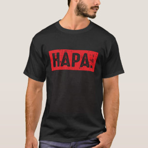 Camiseta Hapa Orgulho Eurasiano Patrimônio Europeu Misto de