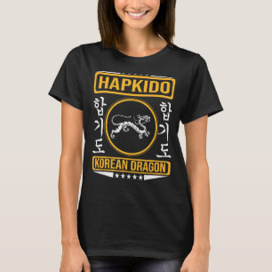 Camiseta Hapkido com dragão coreano para o Hapkidoin