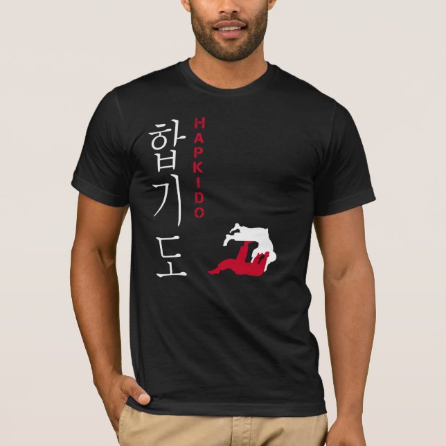 Camiseta Hapkido Coreano de Combate à Arte Marcial - Coreia (Frente)