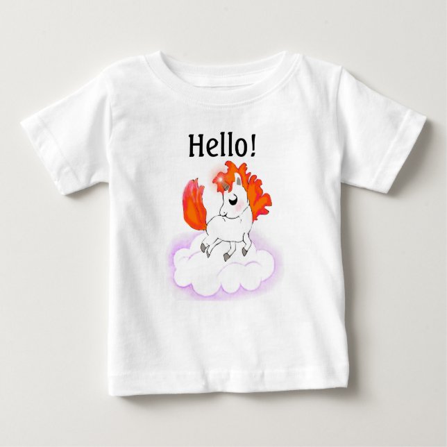 Camiseta Happiness magic unicorn (Frente)