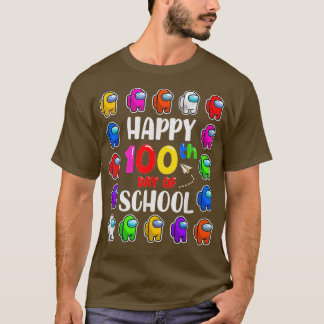 Camiseta Happy100thdayofschoolentre usforkidsgamelover