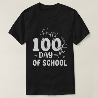 Camiseta Happy 100 day of school Teachers Kids Child Happy 