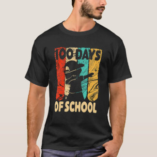 Camiseta Happy 100 Days Of School 100th Day Dabbing Child K