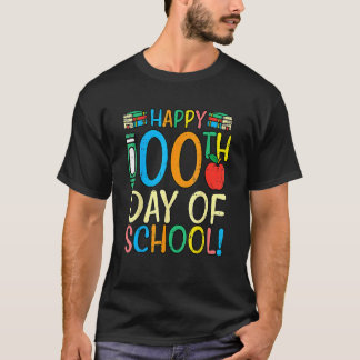 Camiseta Happy 100th Day Of School 100 Days Smarter Teacher