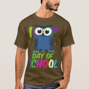 Camiseta Happy 100th Day Of School Cute Owl