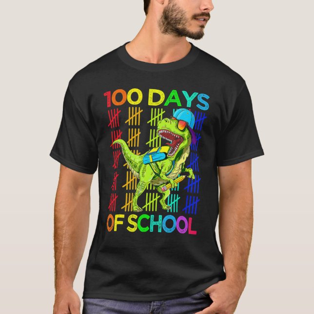 Camiseta Happy 100th Day Of School Teachers Student 100 Day (Frente)