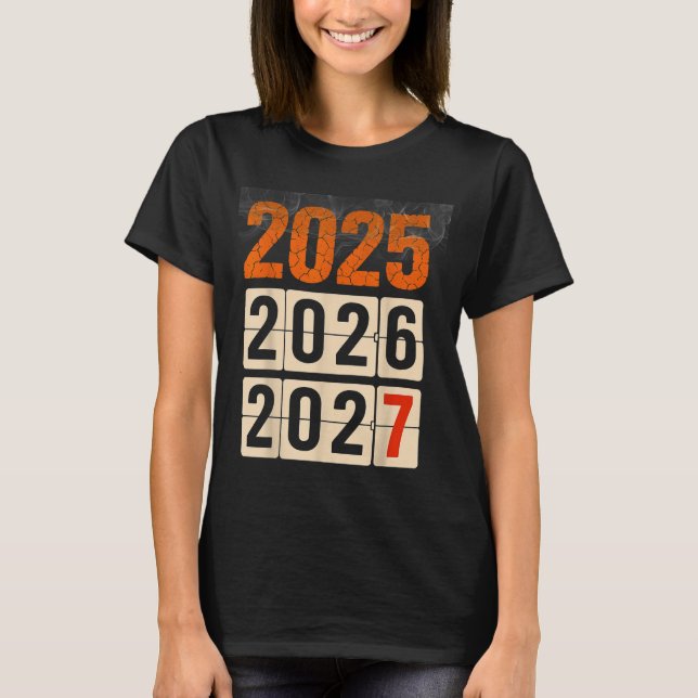 Camiseta Happy 2026 2027 New Year Funny 67 Meme Six Seven M (Frente)