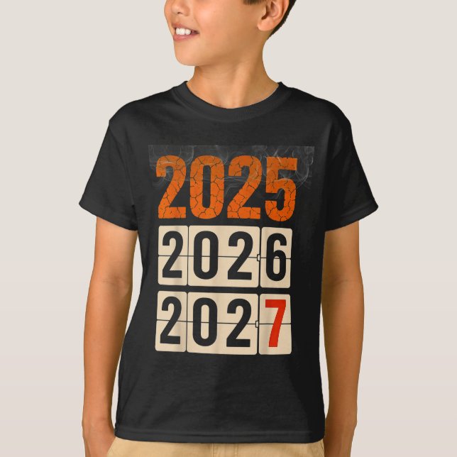 Camiseta Happy 2026 2027 New Year Funny 67 Meme Six Seven M (Frente)