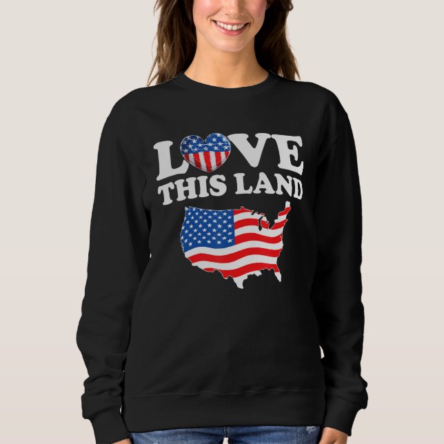 Camiseta Happy 4th Of July US Flag Patriotic American Map (Frente)