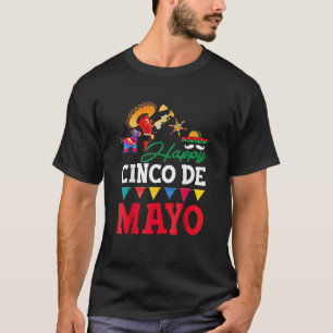 Camiseta Happy 5 De Mayo Cinco De Mayo Viva México 5 De Mai