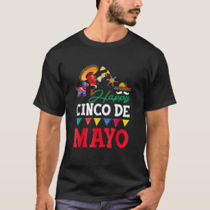 Camiseta Happy 5 De Mayo Cinco De Mayo Viva México 5 De Mai