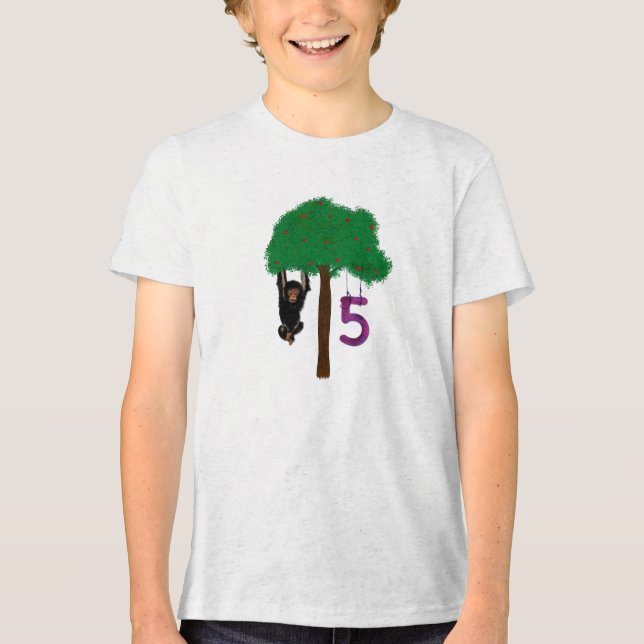 Camiseta Happy 5th Birthday (Frente)