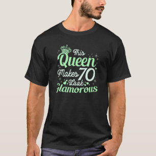 Camiseta Happy 70th Birthday 70 Years Old Best Ager Good A