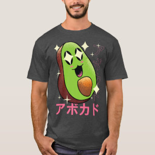 Camiseta Happy AvocadoAnime ArtOtaku Japanese Food Aestheti