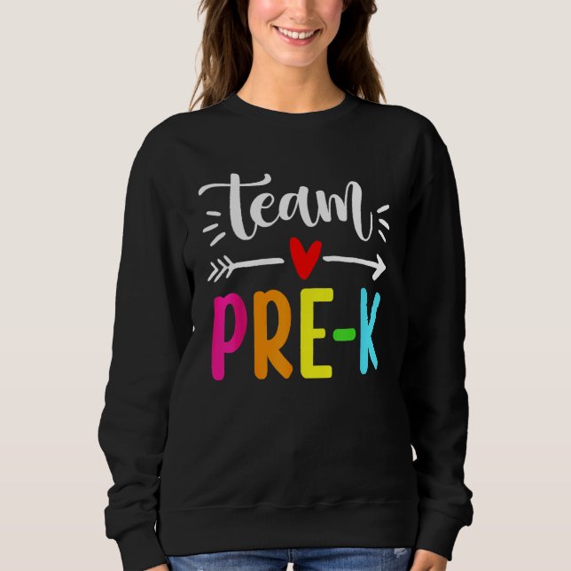 Camiseta Happy Back To School Team Pre K Preschool Teacher  (Frente)