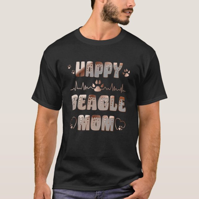 Camiseta Happy Beagle Mãe (Frente)