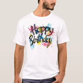 Camiseta Happy birthday