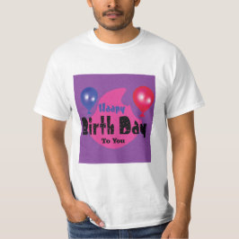 Camiseta Happy Birthday – Colorful Celebration Party Design