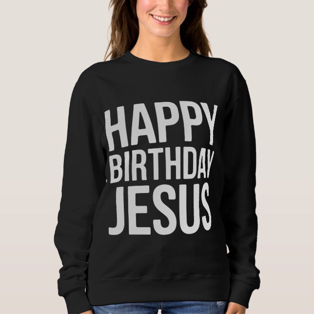Camiseta Happy Birthday Jesus Celebration Apparel for All (Frente)