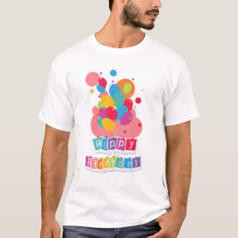 Camiseta Happy Birthday – Joyful Celebration Design