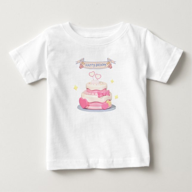 Camiseta Happy Birthday Party Vibes Only (Frente)
