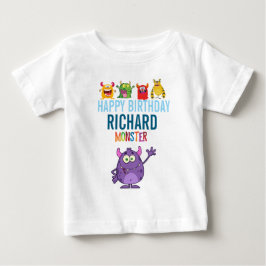 Camiseta Happy Birthday Pen with FUN Monsters kids