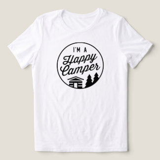 Camiseta Happy Camper - Corte Feminino