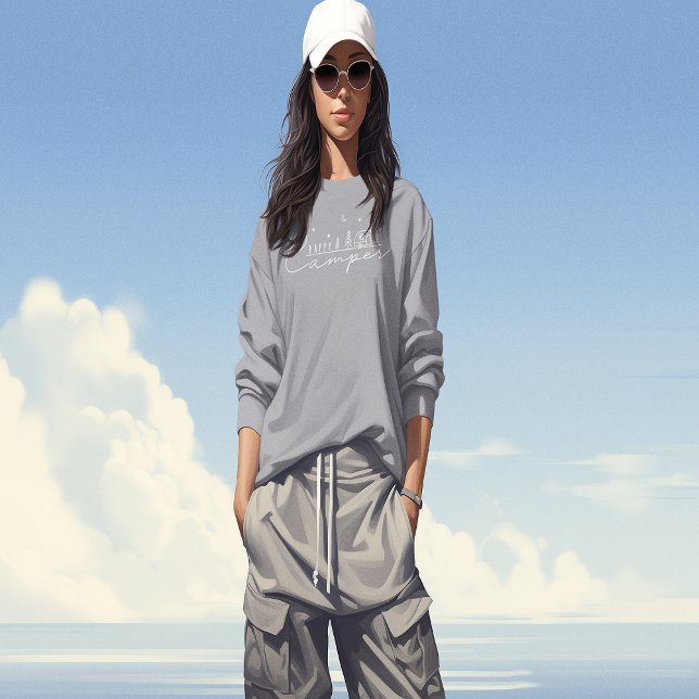 Camiseta Happy Camper Silhouette (Happy Camper Silhouette Sweatshirt)