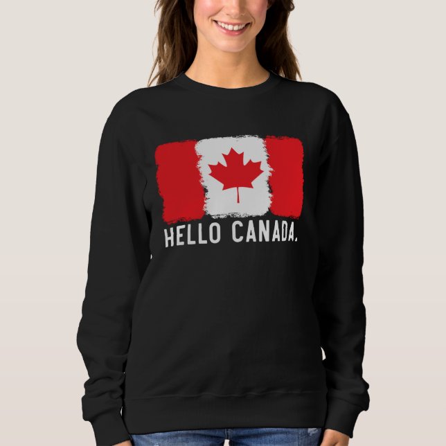 Camiseta Happy Canada Day Canadian Canada Flag Maple Leaf   (Frente)