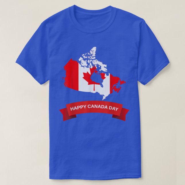 Camiseta Happy Canada Day It's Canada Day Canadian Maple Le (Frente do Design)