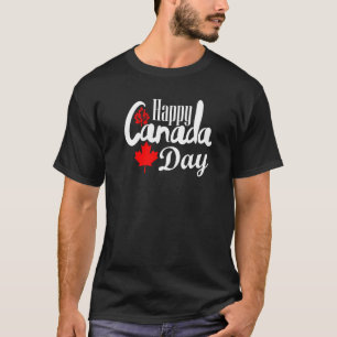 Camiseta Happy Canada Day Maple Leaf Canadian Flag Kids