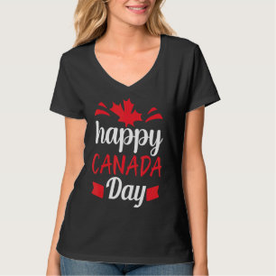 Camiseta Happy Canada Day Maple Leaf Canadian Flag Kids 2
