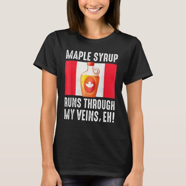 Camiseta Happy Canada Day Maple Syrup Maple Tree Tapping Me (Frente)