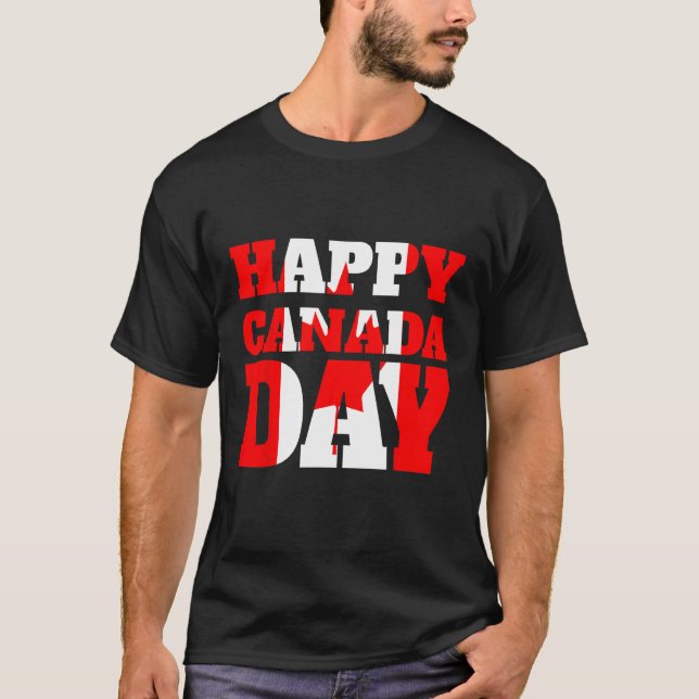 Camiseta Happy Canada Day Pride Ottawa Canada Est. 1867 Sou (Frente)