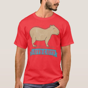 Camiseta Happy Cappy Retro Vintage Capybara