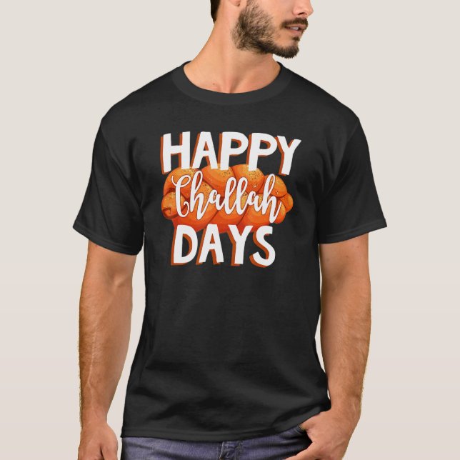 Camiseta Happy Challah Day Jewish Family Love Happy Hanukka (Frente)