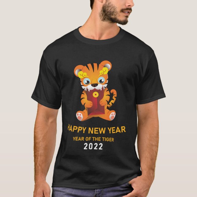 Camiseta Happy Chinese New Year 2022 Chinese Year of the Wa (Frente)