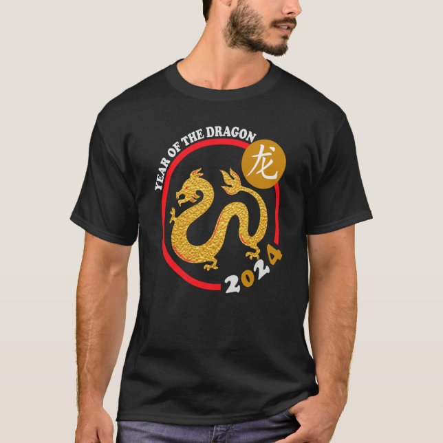 Camiseta Happy Chinese New Year 2024 Year of the Dragon Zod (Frente)