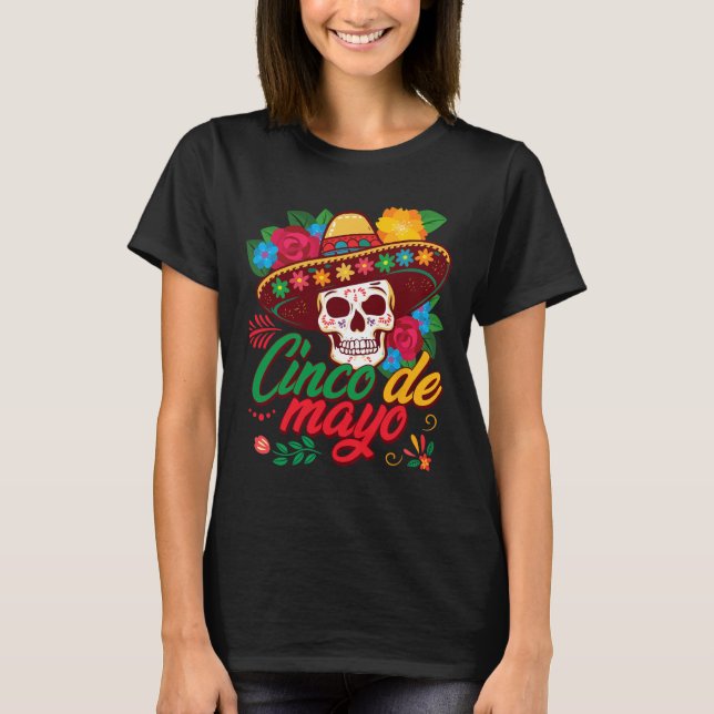 Camiseta Happy Cinco De Mayo Mexicano Fiesta 5 De Mayo Boys (Frente)