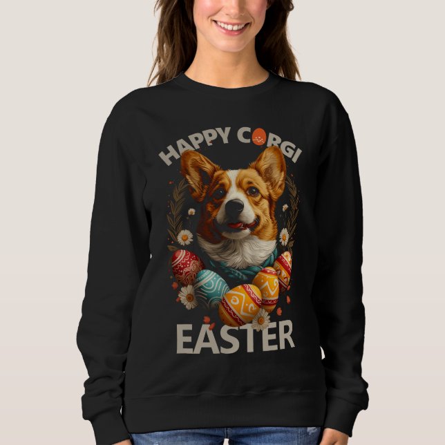 Camiseta Happy Corgi Páscoa (Frente)
